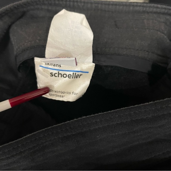 Vintage Schoeller Skifans Stirrup Ski Pants Ladies 6 Black Wool Blend USA - Picture 3 of 4